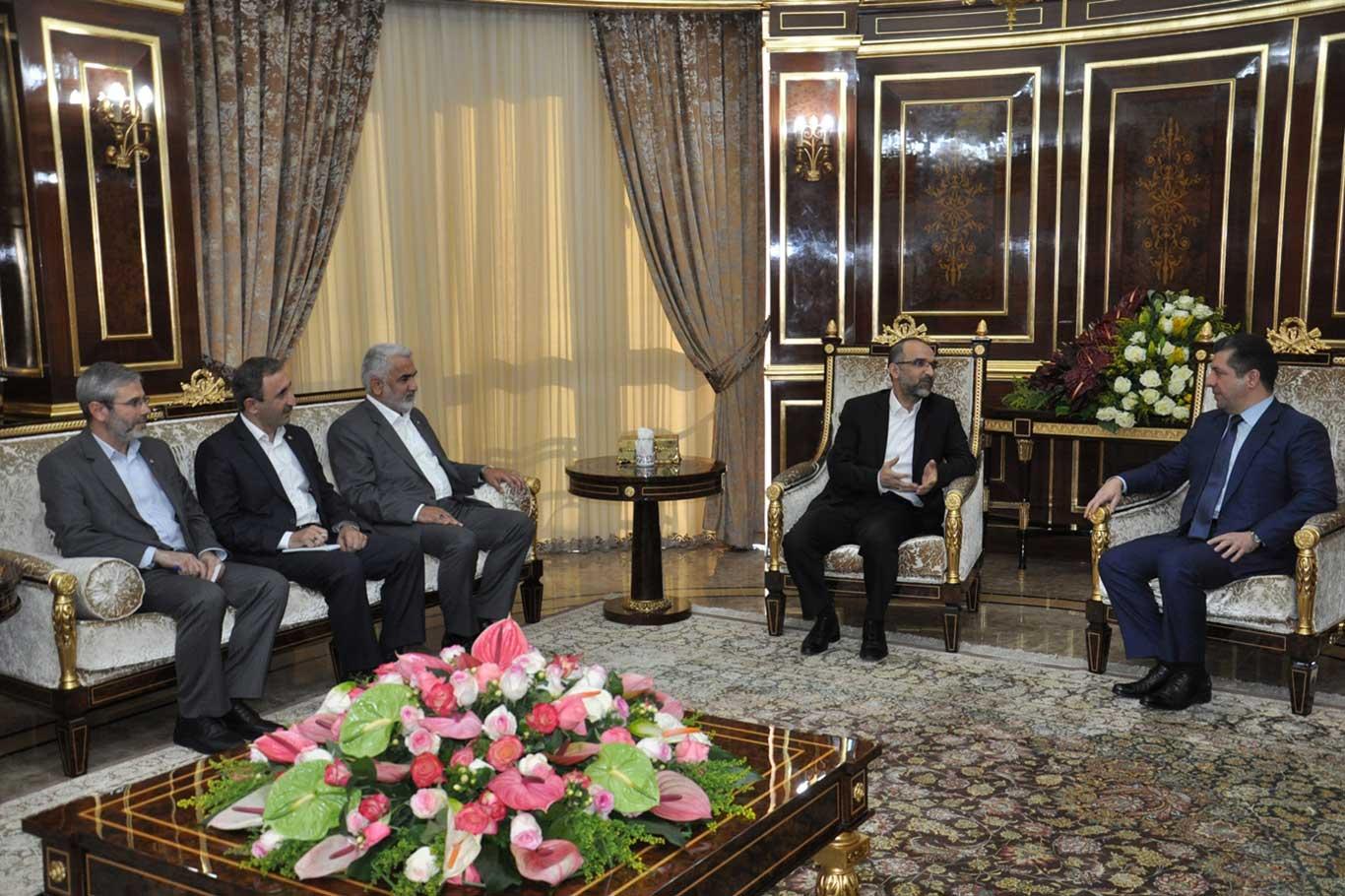 HÜDA PAR Genel Başkanı Sağlam Mesrur Barzani ile görüştü